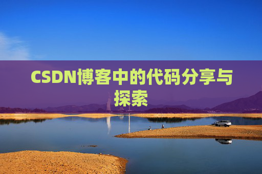 CSDN博客中的代码分享与探索